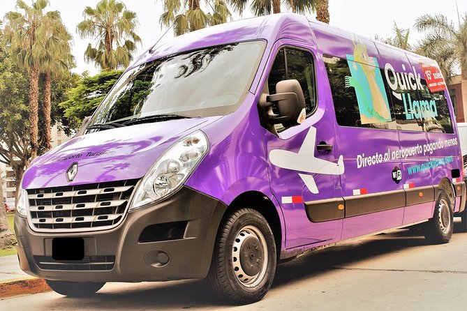 Private Transfer in Medium Van From Lima Airport (Quickllama Airport Shuttle)