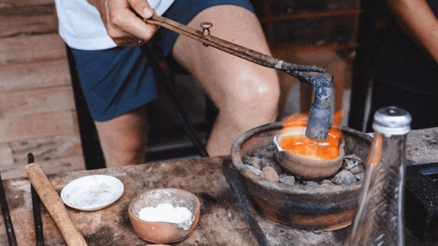 Ubud Center: Silver Class Experience With 7gr Hand Made