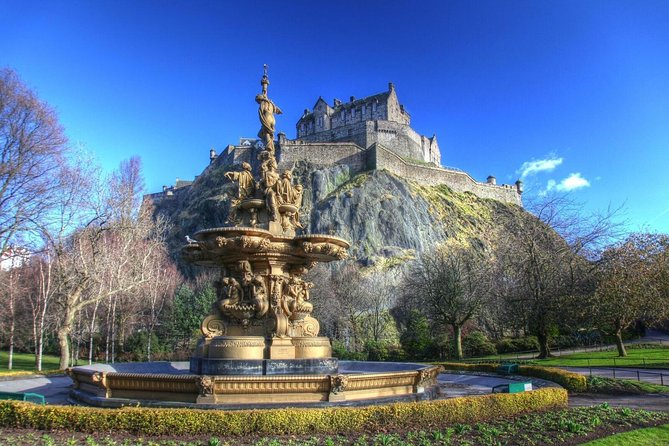 2-Day Edinburgh Tour by Rail With Accommodation, Edinburgh Castle & Bus Tour