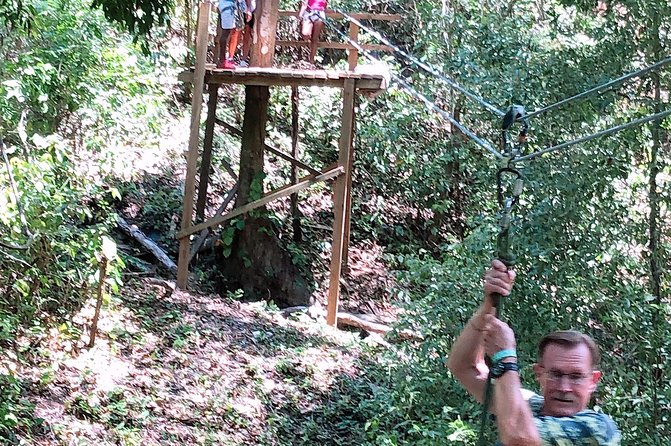 2 Hour Zip Lining Private Tour in Mahogany Bay