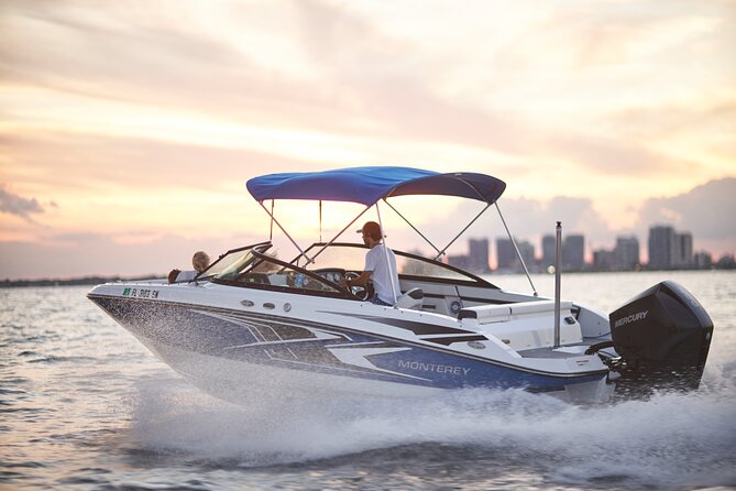 3h Miami Private Boat Tour With Sandbar Experience