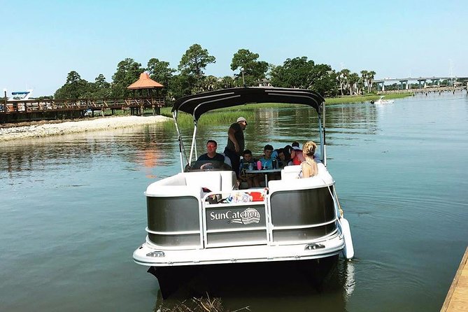 6-Hour Private Hilton Head Pontoon Boat Rental