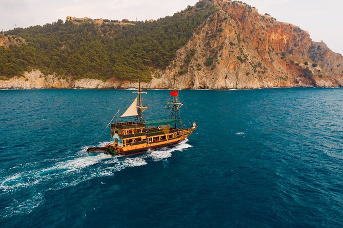 Antalya Pirate Boat Tour With Lunch and Roundtrip Transfer