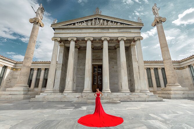 Athens: Flying Dress Photoshoot Express Package - Package Overview