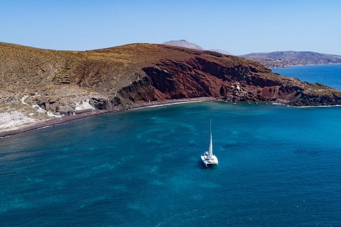 Caldera Cruise With Swim Stops, BBQ on Board and Drinks!