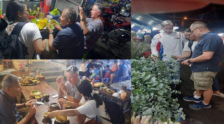 Cyclo Tour and Local Street Food Delights