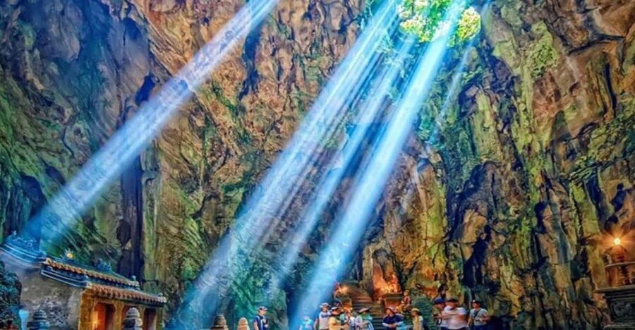 Da Nang:Marble Mountains-Am Phu Cave-Linh Ung Pagoda(option)