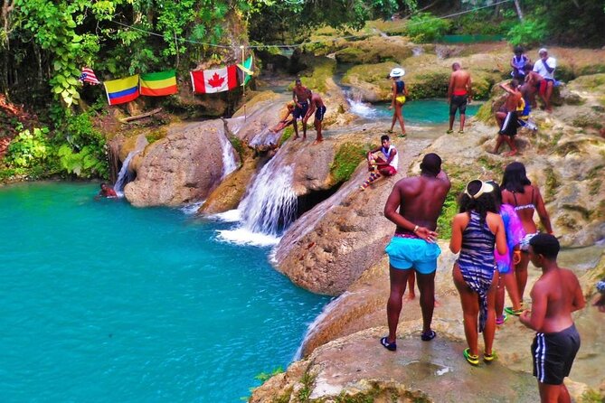 Dunns River Falls& Blue Hole Tour Ocho Rios (Entry Fee Included)
