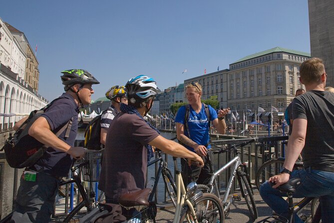 Experience Hamburgs Iconic District Tour by Bike