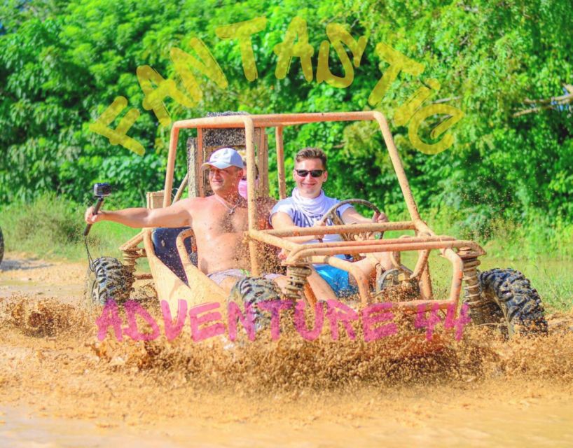 From Bávaro: Buggy Tour to Macao Beach+Cenote