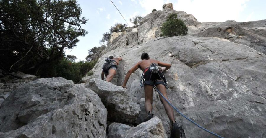 From Cala Gonone: Canyon Codula Fuili Climbing Tour