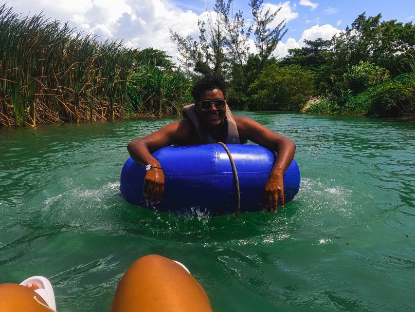 From Falmouth: Waterfalls, Blue Hole and River Tubing Tour