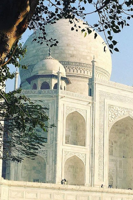 From Jaipur: Private Tour Sunrise Taj Mahal & Agra Fort &car