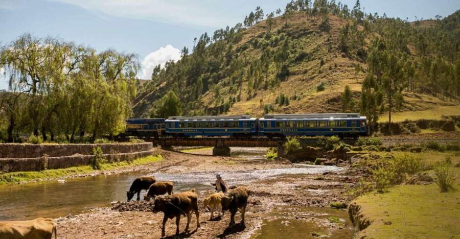 From Ollantaytambo: Aguas Calientes Round-Trip Train Ticket