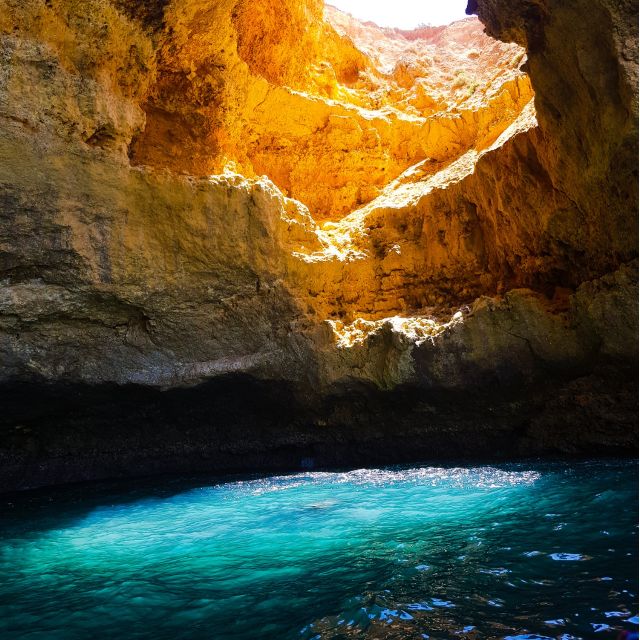 From Portimão: Benagil Sea Caves Boat Tour at Sunrise