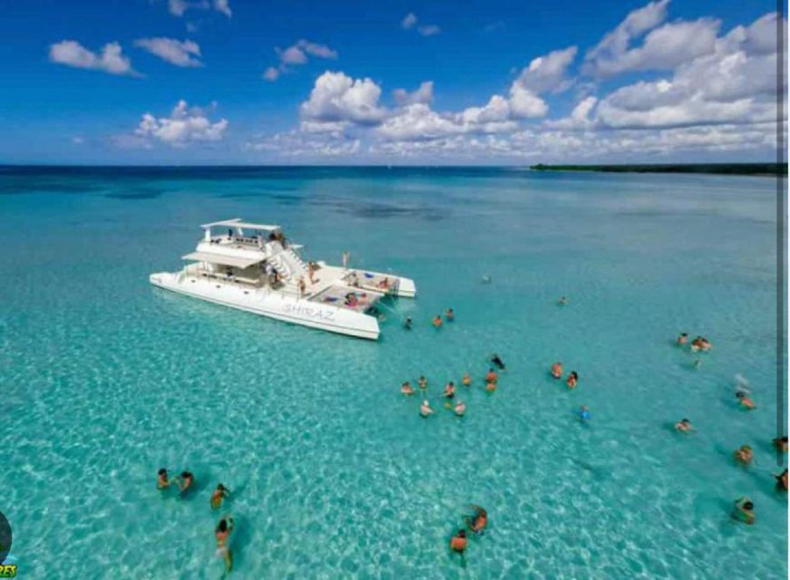 From Puntacana- Saona Island/Catamaran- Drinks and Buffet