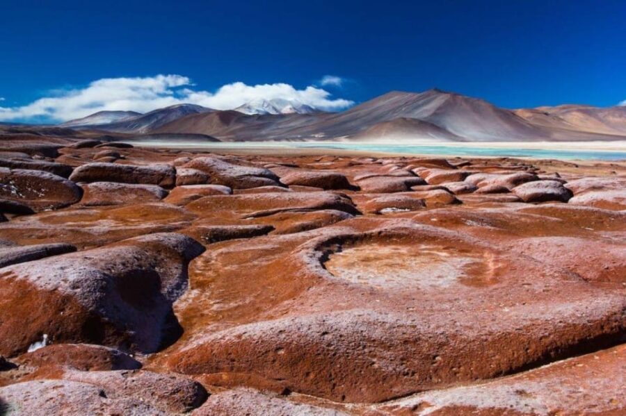 From San Pedro De Atacama: Red Stones and Altiplanic Lagoons