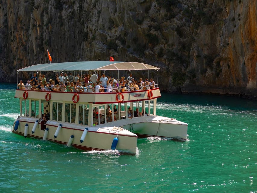 From Side: Green Canyon Tour With Lunch and Boat Trip