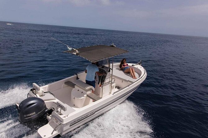 Full Day Boat Rental With License in Santorini - Included Amenities
