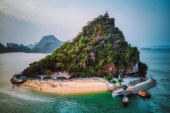 Full Day Tour to Halong With Cave and Titop Island From Hanoi