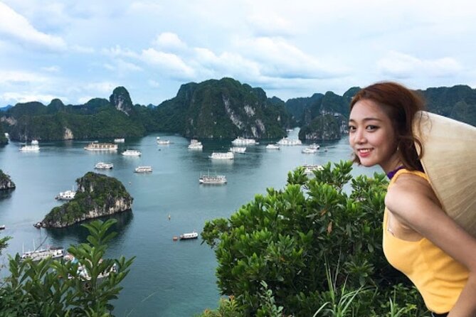 Full Day Tour to Halong With Cave and Titop Island From Hanoi