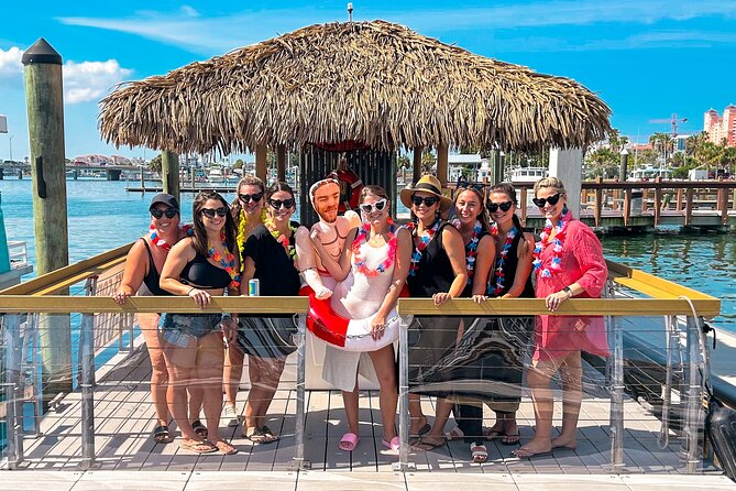 Go Tiki Tours Tampa #1 Floating Tiki Boat Bathroom on Board - Meeting Point and Pickup