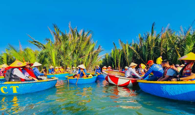 Hoi an : Coconut Basket Boat Rides With Two-Way Transfers