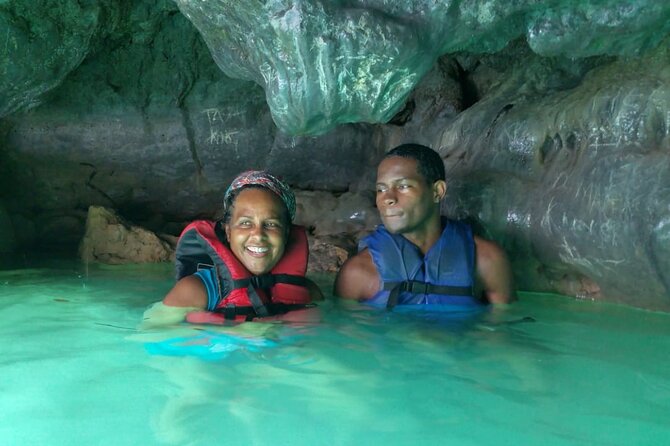 Horseback Ride, Bamboo Rafting and Bluehole/Secret Falls Tour From Montego Bay