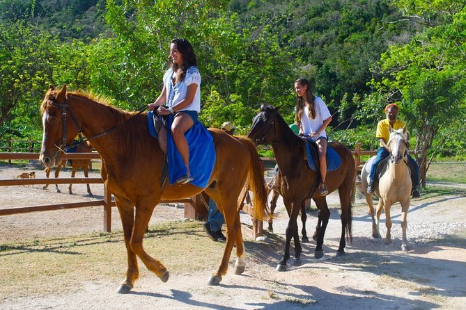 Horseback Riding, ATV & Blue Hole (Land & Sea) From Falmouth
