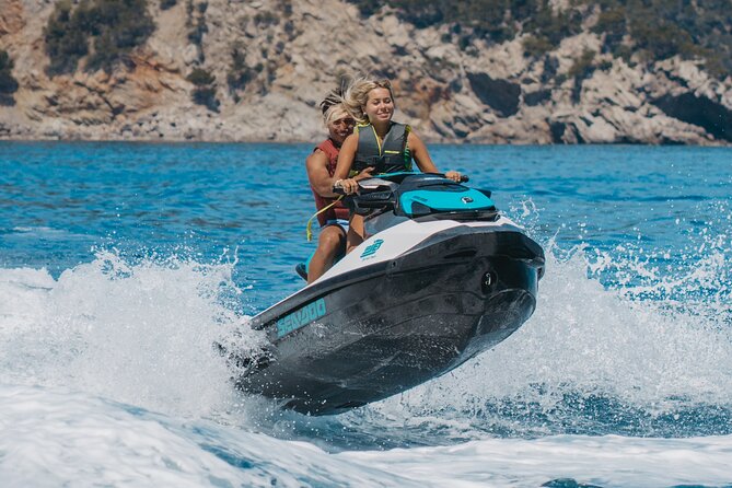 Jet Ski Experience in Cala En Basset and Cueva Sargilau