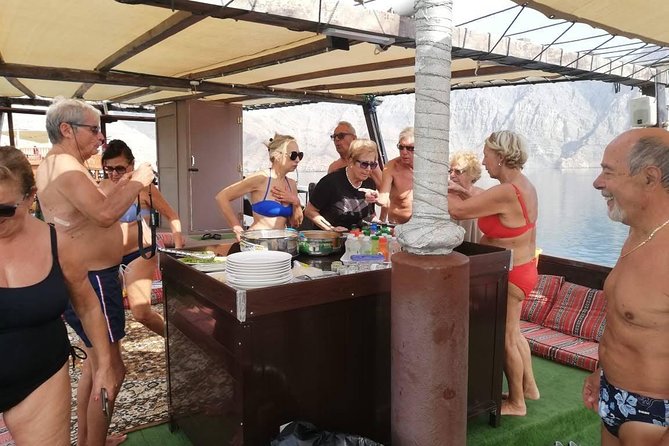 Khasab Dhow Cruise Full Day, Buffet Lunch on Board, Swimming