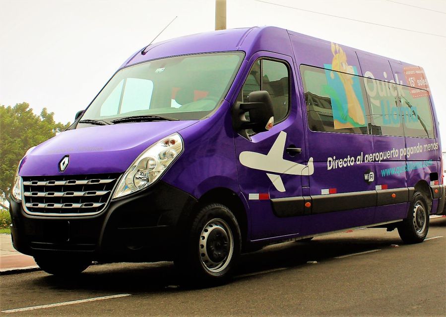 Lima Airport: Bus Transfer To/From Miraflores