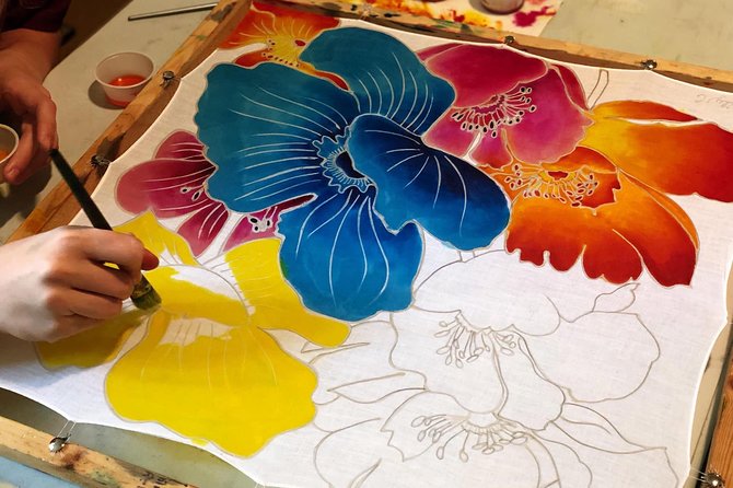 Make and Paint a Malaysian Batik Scarf in Aventura, Florida
