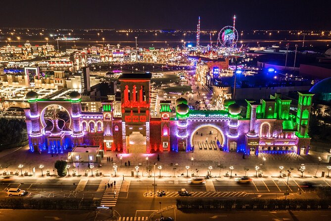 Miracle Garden And Global Village Dubai Tour With Transfers From Abu Dhabi