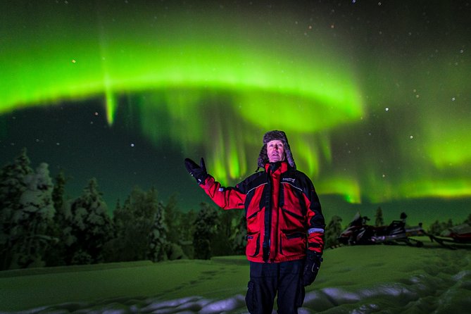 Northern Lights Snowmobile Driving Safari in Kemi
