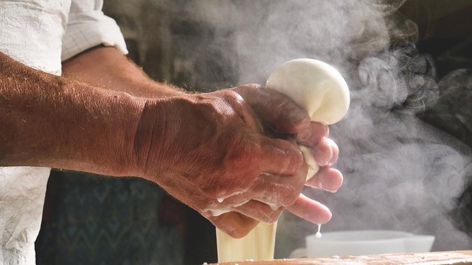 Paestum and Mozzarella Farm Experience - Sampling Fresh Buffalo Mozzarella