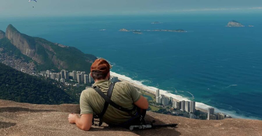 Pedra Bonita Easy Climb for All. Guide With a Professional Camera.