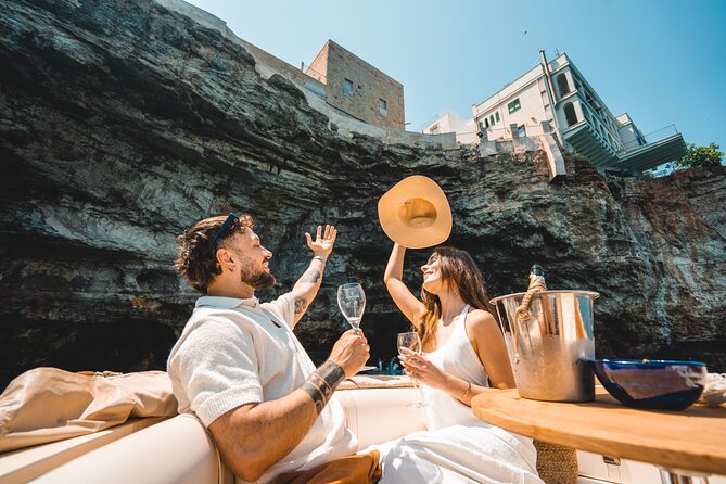 Polignano a Mare: Private Tour of the Caves With Champagne – 4 Hours