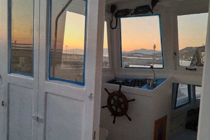 Private Cruise With Handmade Antique Boat Around Mykonos-Full Day