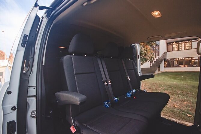 Private DEPARTURE Transfer by MINIVAN Mercedes Vito 8+1pax