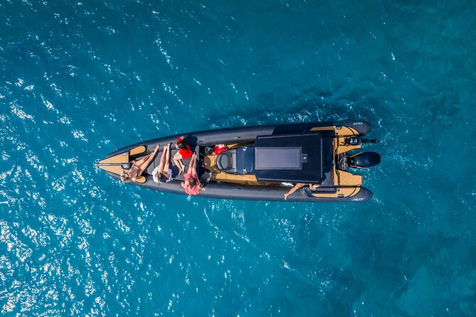 Private Full Day Tour Luxury Speedboat Naxos South Beaches