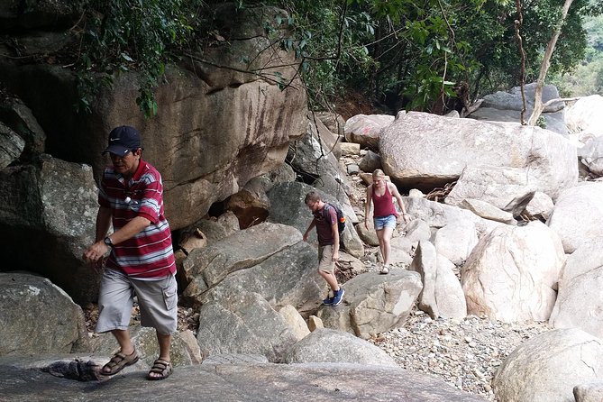 Private Guided Tour Hiking At Ba Ho Waterfall Jumping Cliff Included Lunch