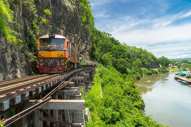 Private Kanchanaburi Erawan Waterfall&Thai-Burma Death Railway Tour From Bangkok