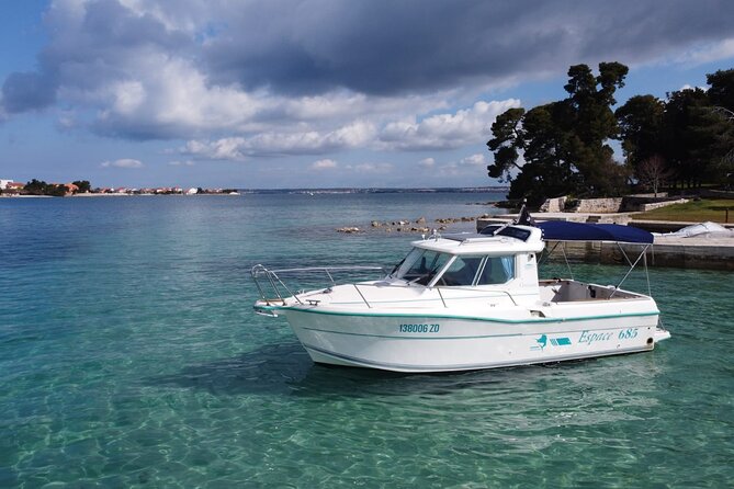 PRIVATE Romantic Sunset Boat Tour Zadar Coast With Prosecco 1,5h - Meeting and End Point