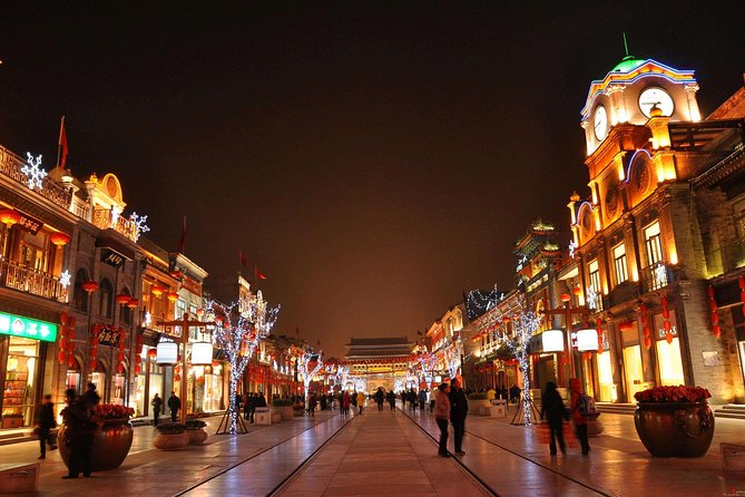 Private Tour: Tiananmen Area Night Walk With Lao She Teahouse Show