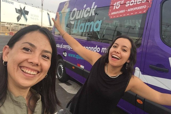 Private Transfer in Medium Van to Lima Airport (Quickllama Airport Shuttle) - Inclusions