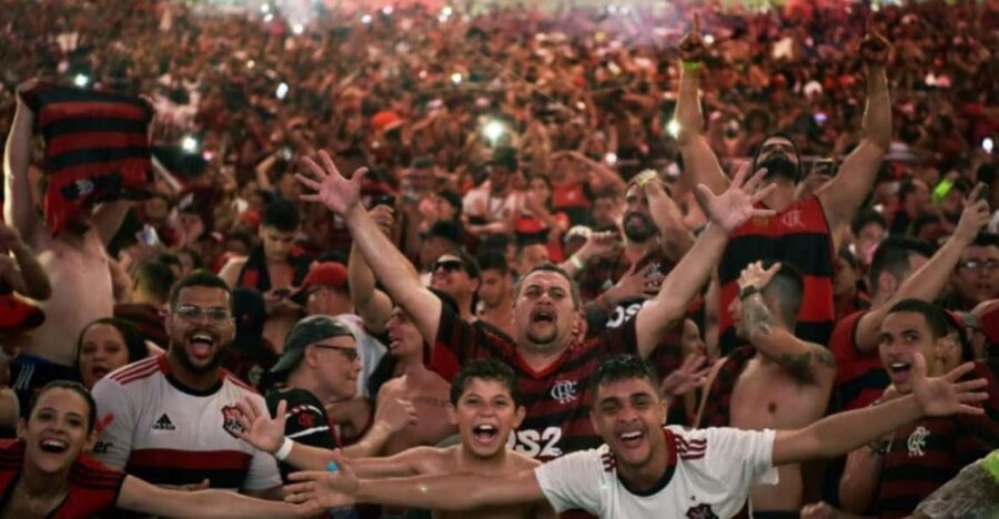Rio De Janeiro: Football Game Ticket With Guide and a Drink