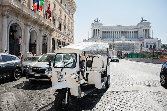 Rome Tuk-Tuk Tour With Hotel Pickup and Drop-Off