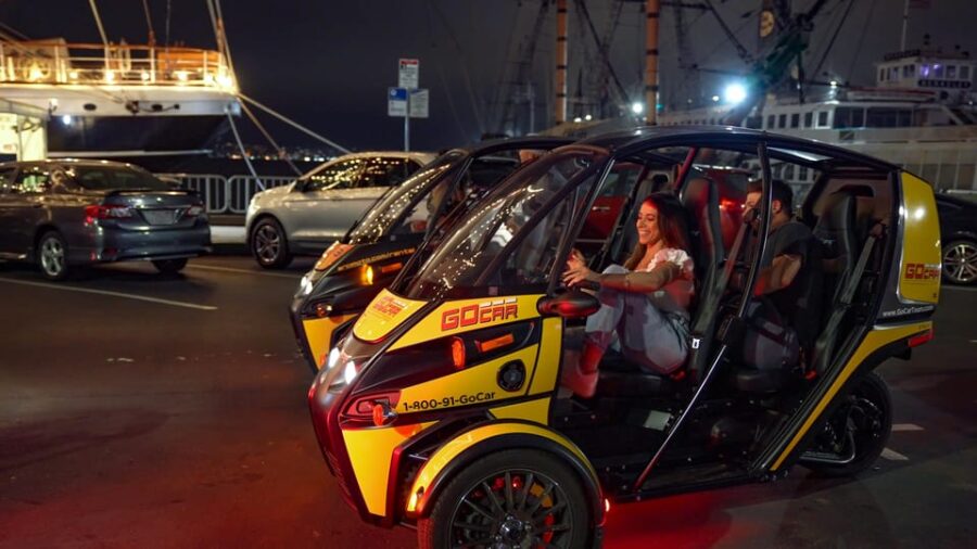San Diego: Coronado Island Electric GoCar Night Tour - Tour Overview