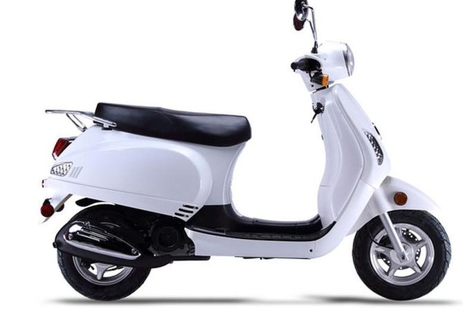 Scooter Rental for 4 Hours Plus 1 Hour Free and 2 Passengers Retro Lucky 49CC